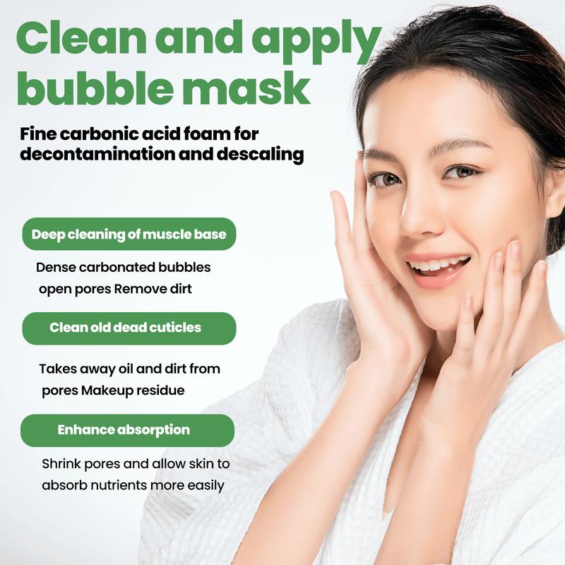 Product Introduction of EELHOE Cleansing Bubble Mask Moisturizing application blackhead removal oxygen cleansing mud mask 4