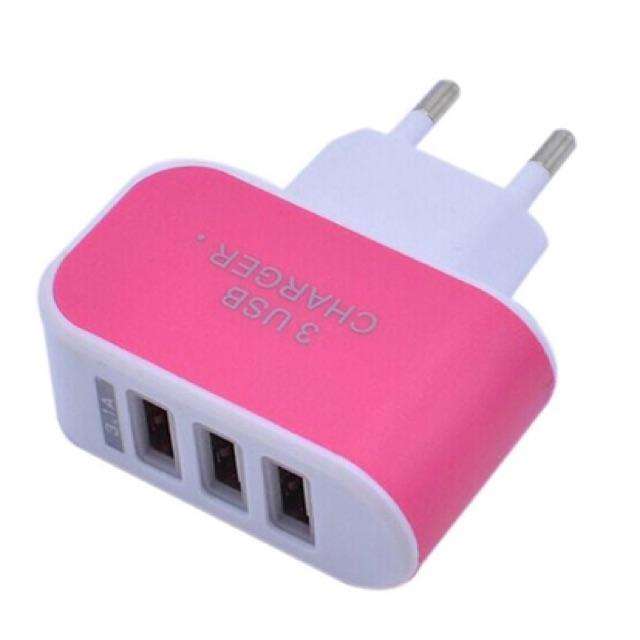 FREESHIP Củ sạc 3 Cổng USB (Bảo hành 1 tháng) giảm giá 50% mua ngay nhanh tay