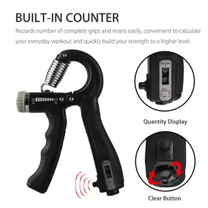 Handgrip Hand Grip Adjustable 5-60 Kg Hitung Otomatis With Counter