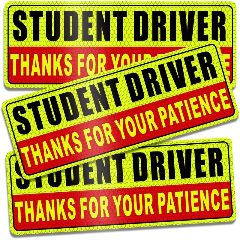Student Driver for Safety Please Be Driver Sticker Movable - TikTok Shop