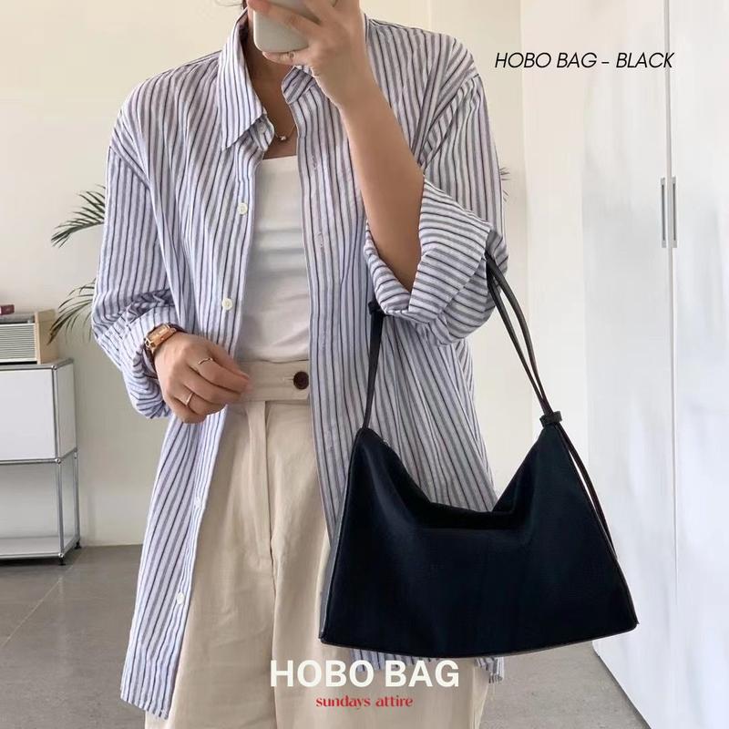 Sundays Attire - HOBO Multiway Bag Kulit PU Nilon Tas Bahu 5