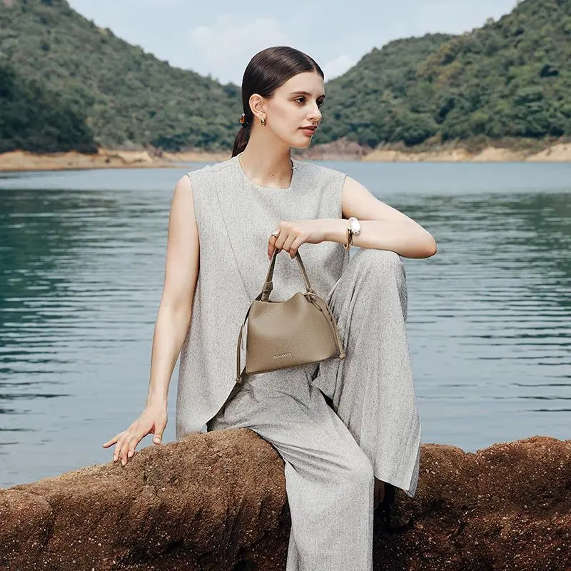 [Emma bag* IGun] BOSTANTEN Tas Selempang Wanita Sling Bag Wanita Shoulder Bag Kulit Sintetis Mewah 4