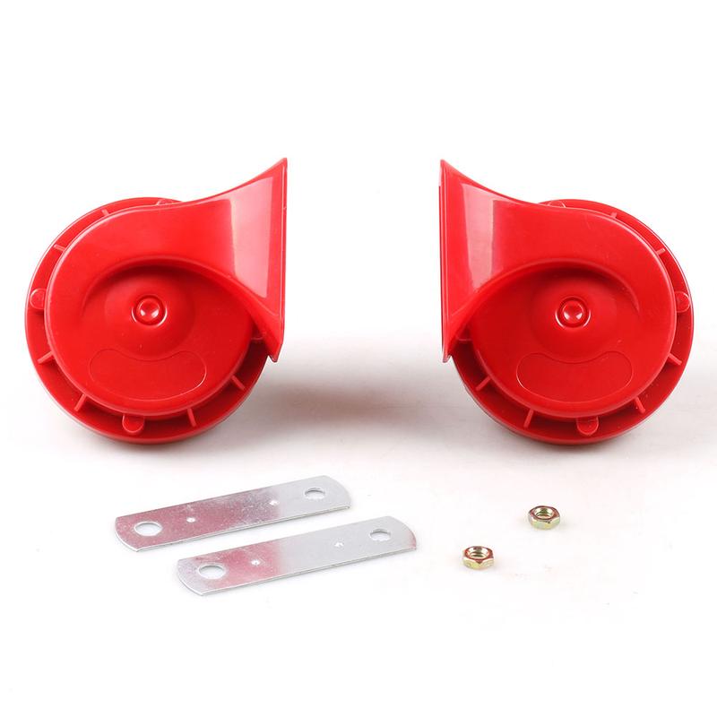 Product Introduction of Universal 1 Sets All 12V 110dB Car Air Horn Loud Car Dual-tone Snail Trumpets Electric Siren on Car Special Signals Car Styling 28
