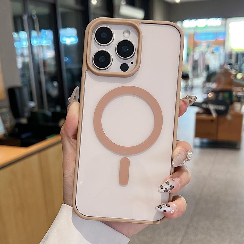 Ốp lưng dành cho iPhone MAGSAFE trong suốt KHÔNG Ố VÀNG : tích hợp vòng từ tính, Chống sốc, Chống va đập, Chống xước Pikapi phụ kiện