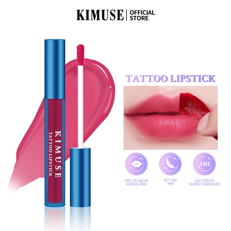   LIVE  KIMUSE Bóc Vỏ Màu Hồng Son Môi Màu Hồng Tint Hỗ Trợ Lâu Dài Và Không Thấm Nước Tạo Nên Màu Môi Khác Nhau Nữ Mỹ Phẩm 