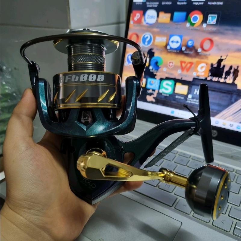 Máy Câu Cá Kim Loại YOLO BF 3000 4000 5000 6000 Siêu Khỏe,Siêu Tải Cá Mẫu Mới Đi Câu 