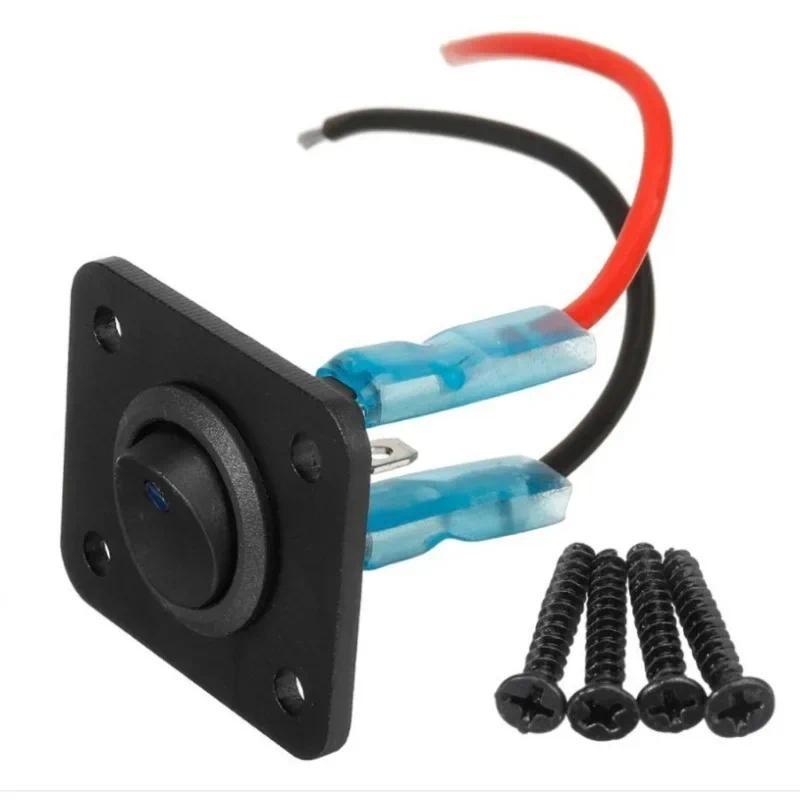Product Introduction of 12V 1-4 Gang Universal Toggle Switch Panel USB Car Boat Marine RV Truck Blue LED Styling Accessories Marine Rocker Switch 60