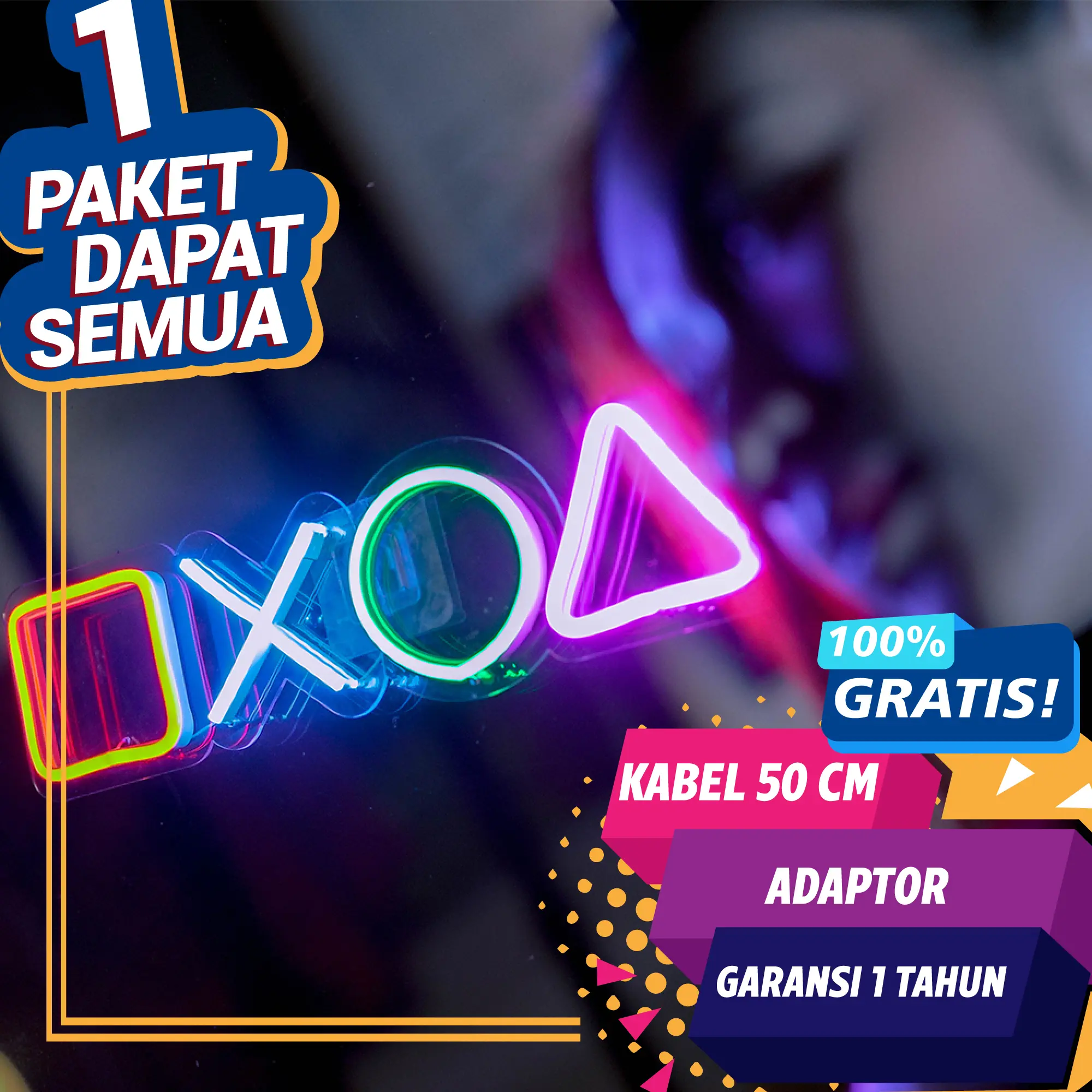 Neonflex Logo Playstation BEST SELLER Akrilik