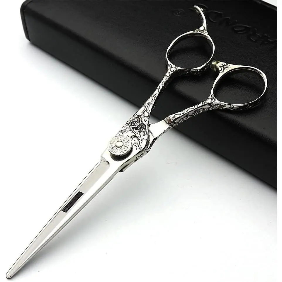 6 Inches Professional Hairdressing Scissor Sets,Stainless Steel Hair Cutting Shears and Thinning Shears for Women & Men Salon Durable Haircare