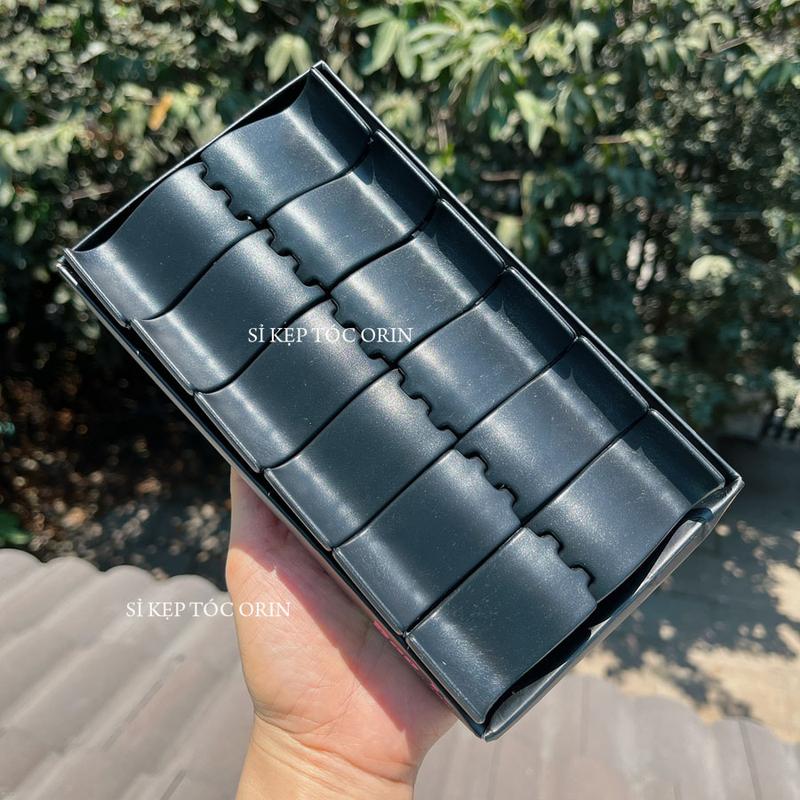 Set 12 kẹp tóc càng cua 5 đen nhám  Orin K1776 ( Kiểu A5)