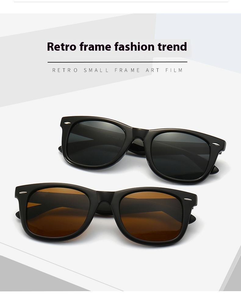 Product Introduction of Foldable Rice Nail Glasses Sunglasses Men's Driving Foldable Sunglasses UV Protection Driving Fishing Glasses FDA 15
