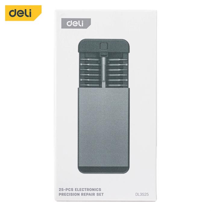 Gambar Deli Precision Scredriver Set / Obeng Set 25 in 1 Material S2 EDL3525 dari Delitools.id Kota Surabaya Tokopedia