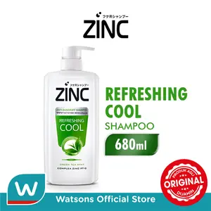 Zinc Shampoo Pump Refreshing Cool Green Tea 680ml