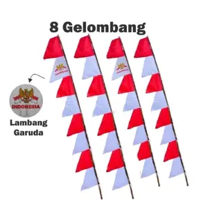 Umbul Umbul Merah Putih Garuda dan Polos