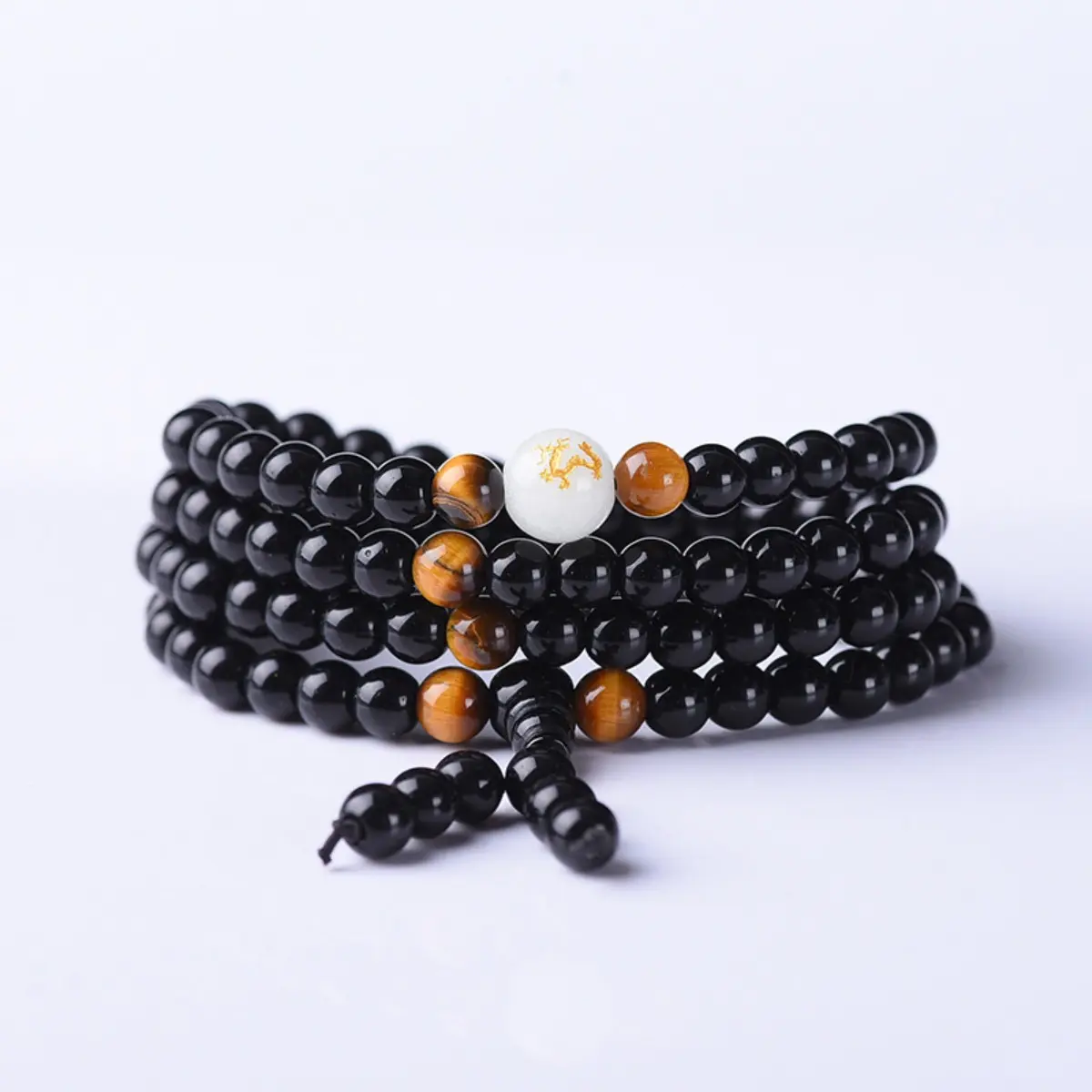 Vòng Tay 12 Cung Hoàng Đạo 8Mm Cho Nam, Vòng Tay Nữ Phong Cách Hàn Quốc 6Mm, Obsidian 108, Vòng Tay Hạt Phật Dạ Quang Nhiều Lớp Cho Cặp Đôi, # Vòng Tay Hoa Phụ Kiện Caro Đeo Tay