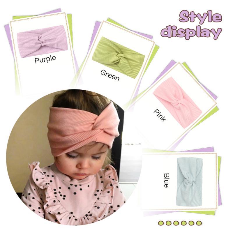 Product Introduction of Spring Summer Baby Headband Solid Color Stretch Elastic Comfortable Fashion Headwear For 0-4 Years Baby Girls Hair Accessories 17