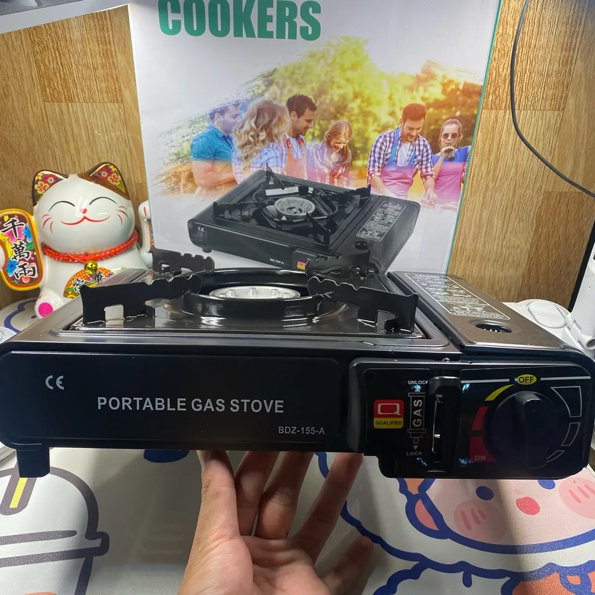 Bếp Gas Mini Cao Cấp Chống Cháy ,Thép Không Rỉ Chịu Nhiệt Độ Cao Công Suất 2900 (Bảo Hành 12 tháng )