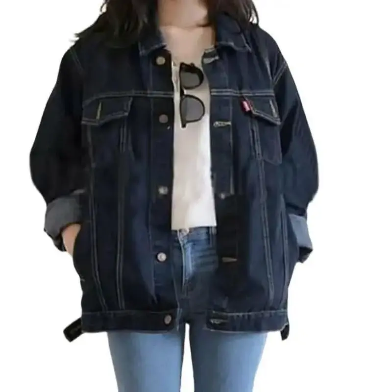 Richie Jeans JAKET JEANS CEWEK MURAH JUMBO OVER SIZE M - XXXL LD 120cm JAKET JEANS WANITA JAKET 4