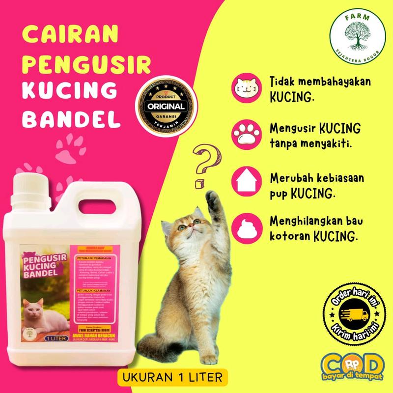 CAIRAN PENGUSIR KUCING MEMBANDEL, UKURAN 1LITER 0
