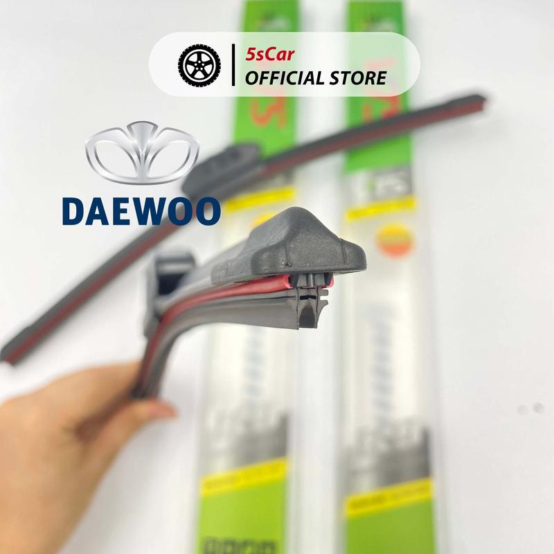 Gạt mưa lưỡi kép,2 lưỡi, thân mềm,silicon cho xe hơi ô tô Daewoo NUBIRA, MATIZ, LANOS, LACETTI, GENTRA,... Phụ Tùng 1