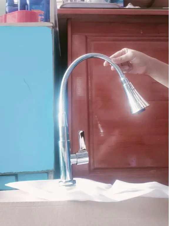 VÒI CHÉN LÒ XO LOA KÈN -XOAY 360 ĐỘ - INOX 304-- VÒI RỬA CHÉN BÁT voinuoc 4