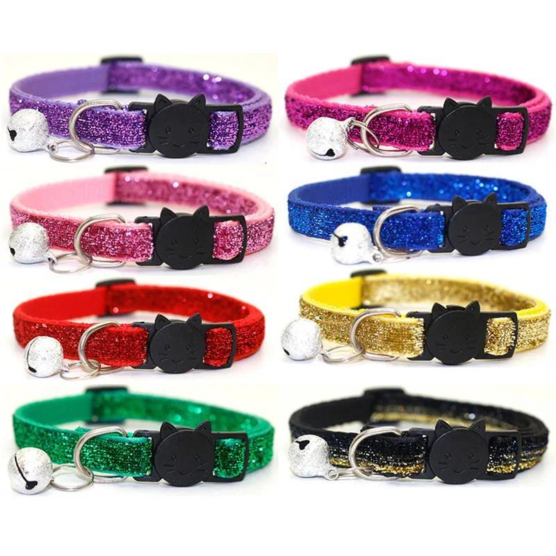 Product Introduction of Cat Collar Colors Reflective Breakaway Neck Ring Necklace Bell Pet Products Safety Elastic Adjustable with Soft Material 2