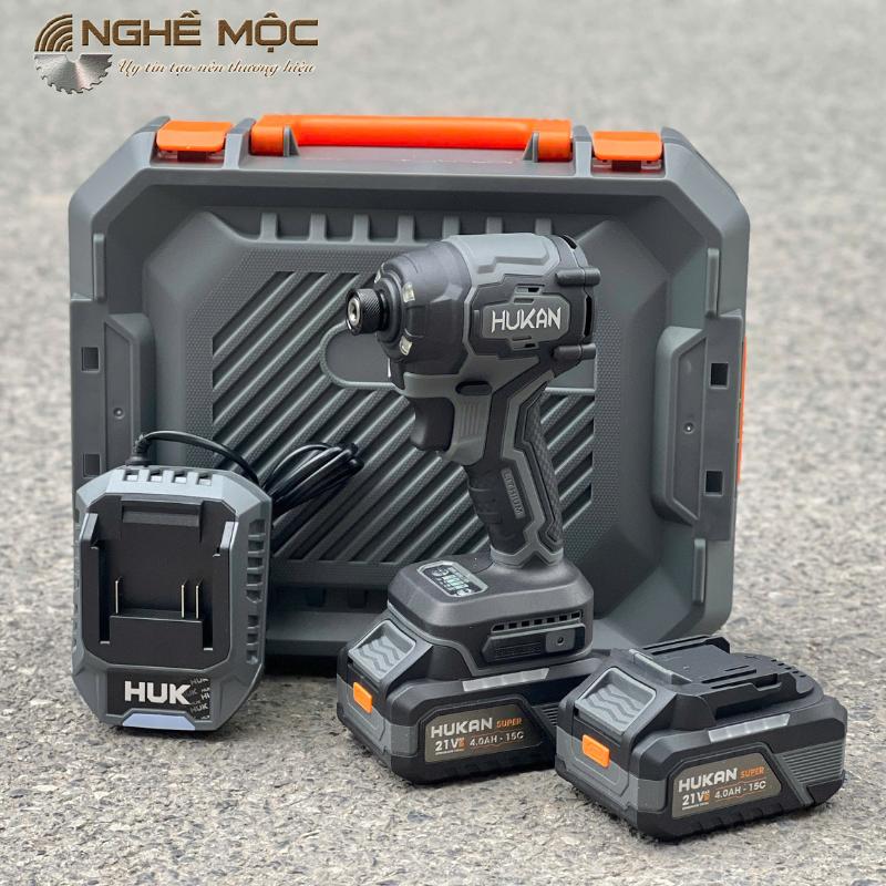 Máy bắn vít pin 21V Hukan HM21-G2CV250BL 250N.m, chân pin M phổ thông