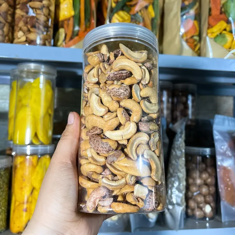 500gr hạt điều A cồ rang muối vỡ đôi còn lụa Ăn Vặt Food Snack Thức Ăn 1