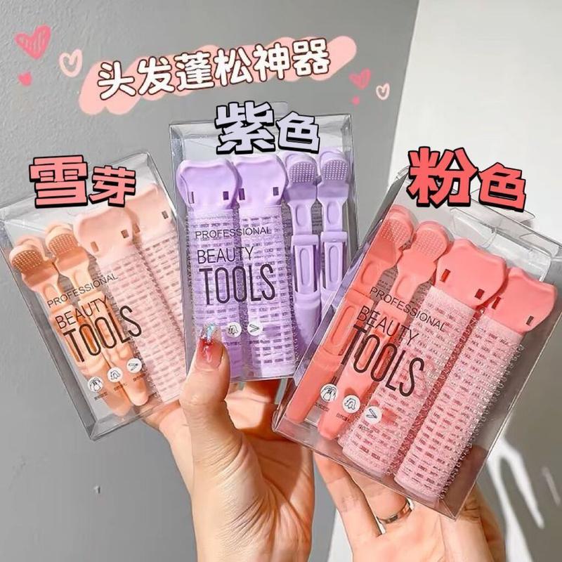 Kẹp Tóc Mái Bồng Bềnh Kẹp Tự Dính Ma Thuật, Tóc Trên Đầu, Kẹp Một Dây Đeo, Kẹp Tóc Mái Bồng Bềnh Ống Cuộn, Đánh Giá Của 11k Người, Năm 2025 1