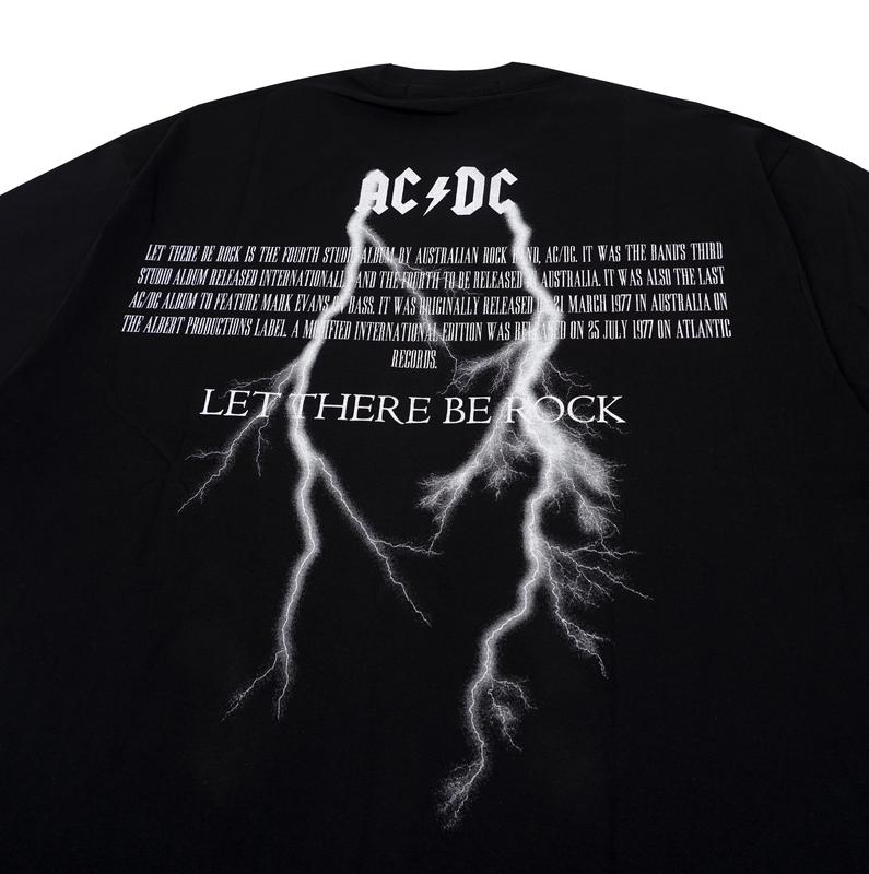 Tshirt Oversize NonWash ACDC Let There Be Rock Vintage Tees 7