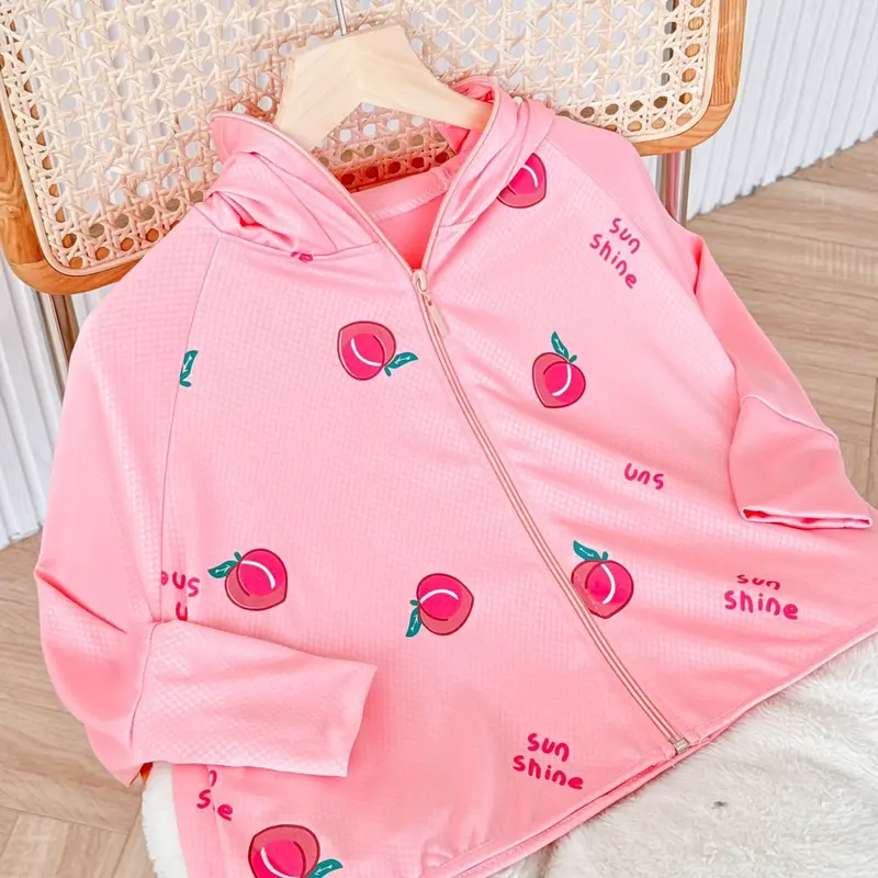 Áo khoác Mùa hè chống nắng họa tiết  bé trai và gái 10-25kg 5