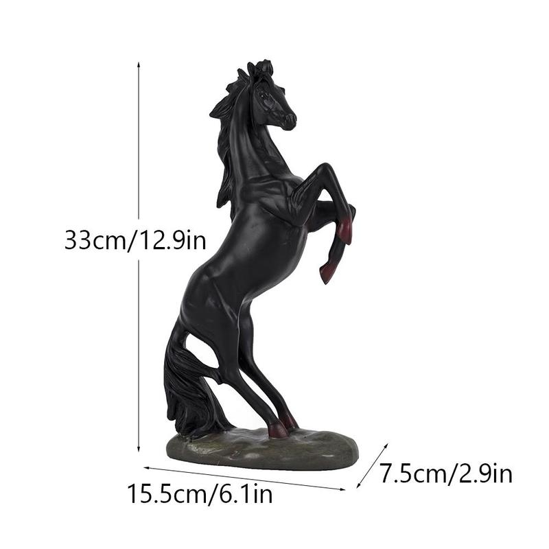 Horse Statue,  1 Count  European Style Resin Horse Ornament, Home Decor for Living Room & Office, Perfect Housewarming Gift 1
