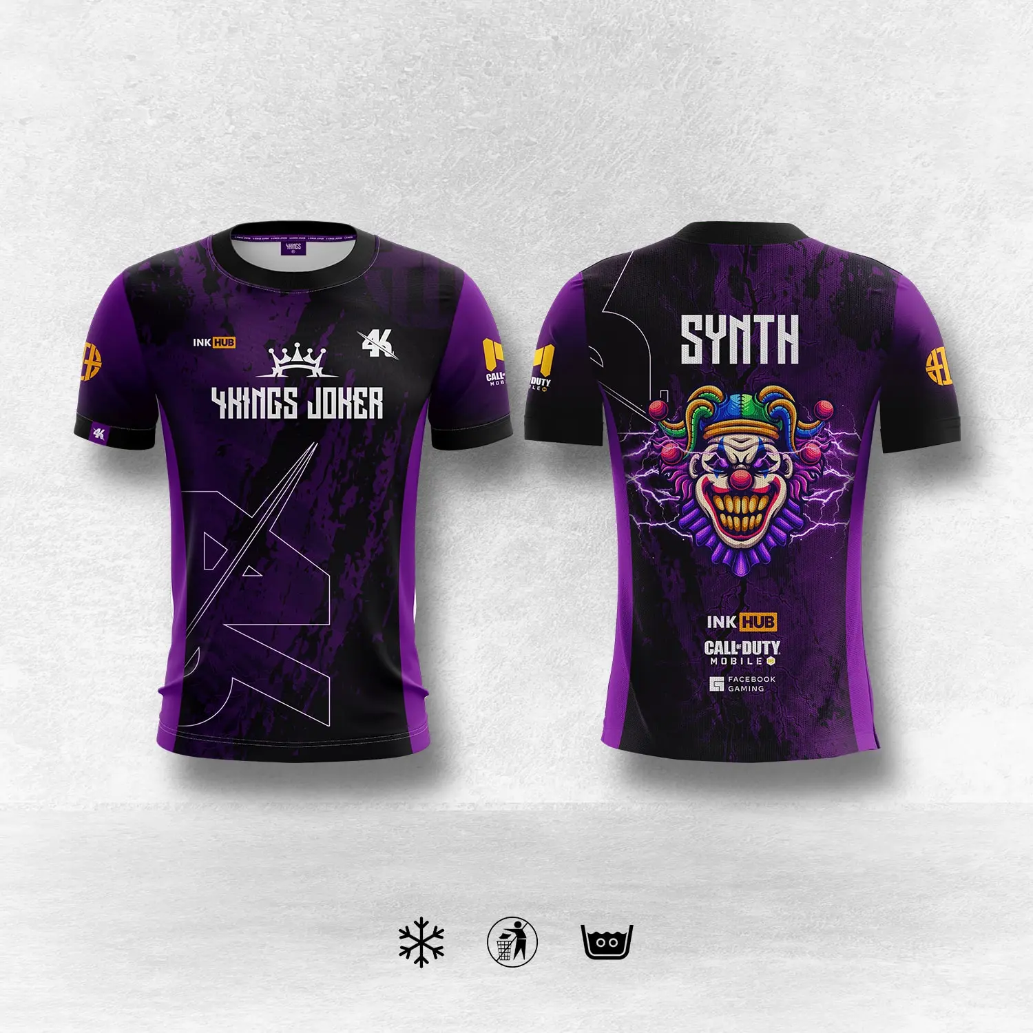 4Kings Joker Customized Esports Jersey (4K member names only)