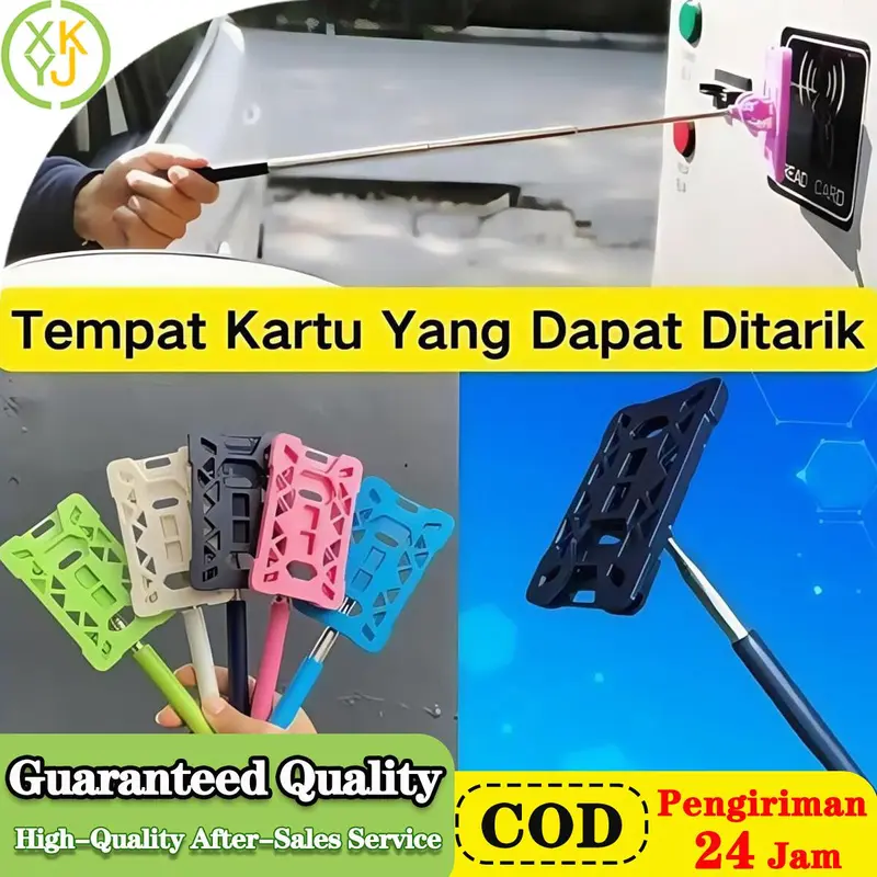 Tongkat asisten pembayaran/Tongkat E Toll/Portabel Tongtol Stainless Telescopic Tongtol Kartu E Toll/Tongkat Toll Tongkat Tol 0