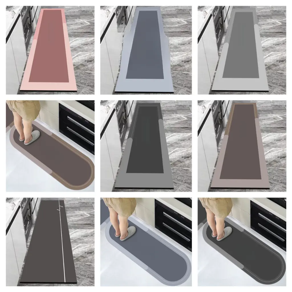 Pad Minyak Diatom (40*120Cm)/Penyediaan Pad Lantai Penyerapan Air Yang Sangat Cepat/Tikar Dapur