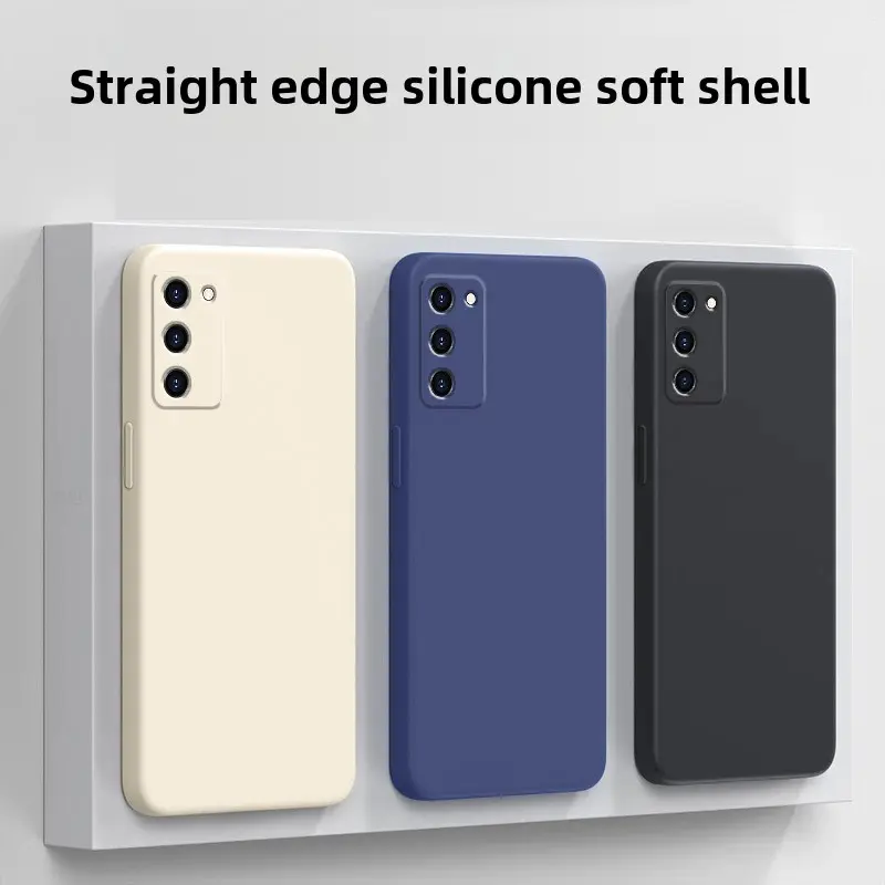 Compatible with OPPO A55s Phone Case Protective Cover Liquid Soft Silicone Full Coverage Anti-drop for Men and Women