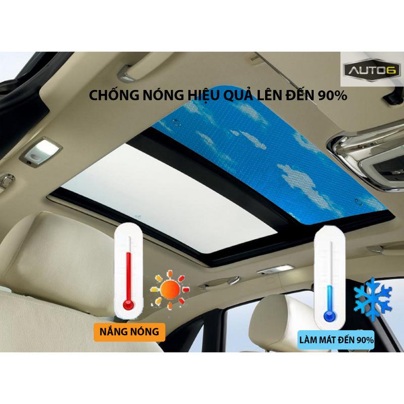 MERCEDES GLC300: TẤM CÁCH NHIỆT CỬA SỔ TRỜI 4 LỚP - AUTO6 [ CAM KẾT CHỐNG NÓNG HIỆU QUẢ ] 1