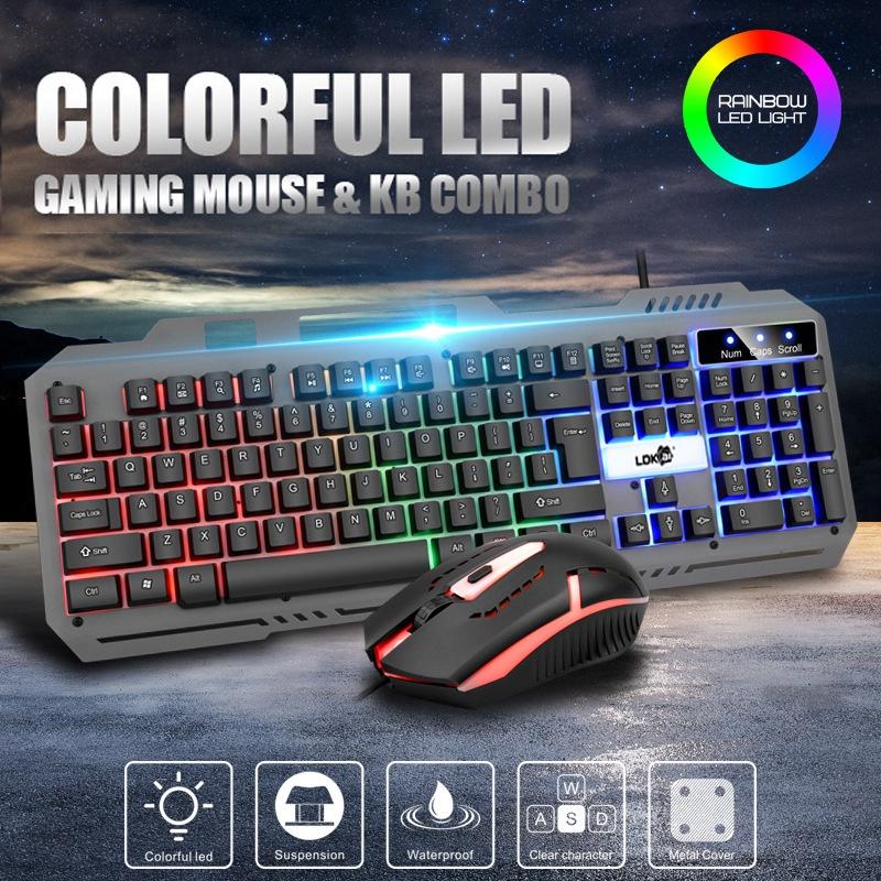 【COD】Gaming Keyboard Dan Mouse RGB Gaming USB Cable RGB Waterproof ...