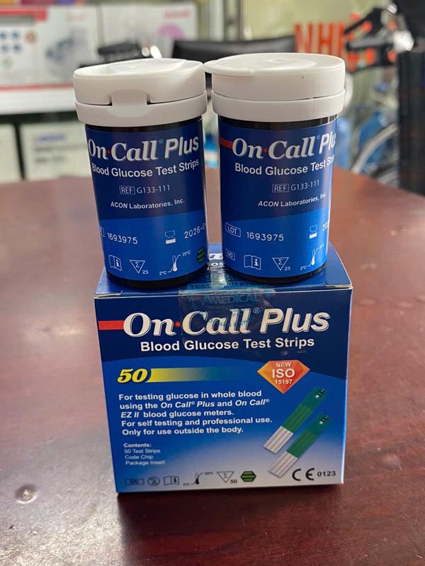 Que test Oncall Plus - cho máy đo đường huyết Oncall Plus 2
