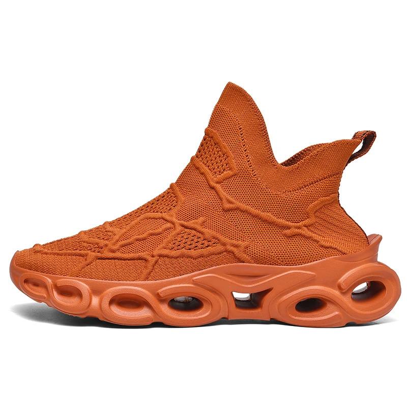Custom Blade Sole Super SoftCasual Sock Sneakers Blank Mesh Hoogte Toenemende Sport Wandelen Hardloopschoenen voor Heren Trainers Schoenen Sportschoenen Hardloper_voghion.com