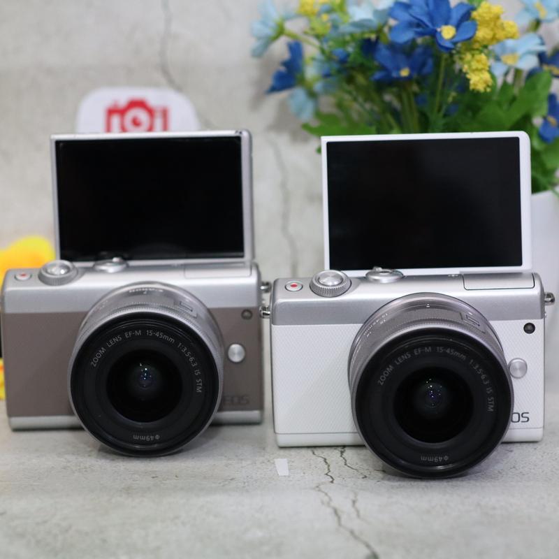 kamera mirorrles M100 dan lensa kit 15-45mm- 1080p 0