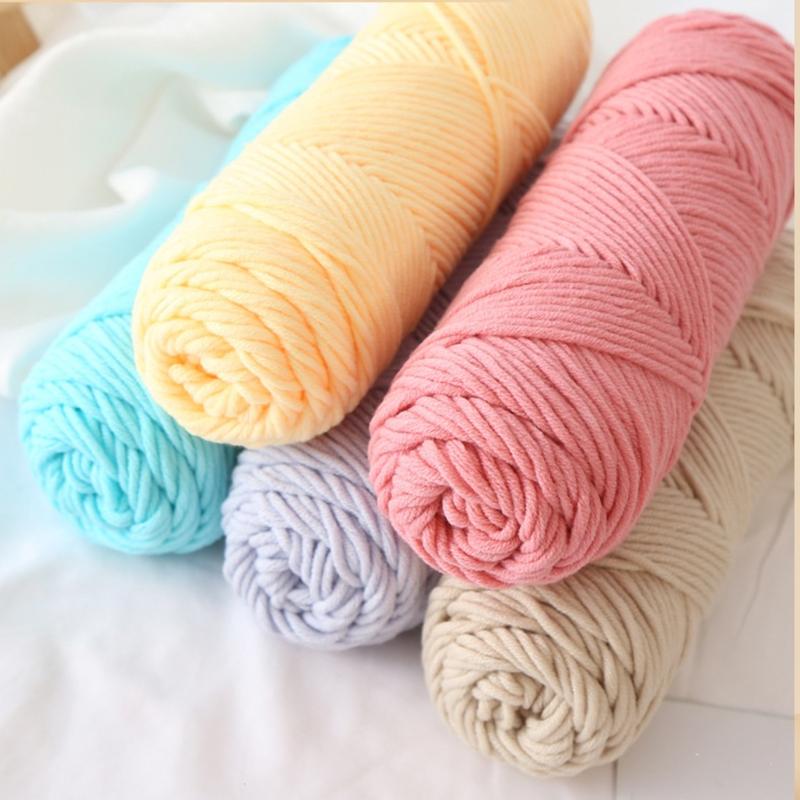 Set Len Đan - Móc Khăn Len Cotton Love - Len Ống 100g DIY Moc Lenco 6