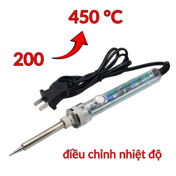 Product Introduction of Tay hàn No.907 mỏ hàn nhiệt 907 điện áp 220V công suất 60W điều chỉnh nhiệt độ mỏhàn thi 1