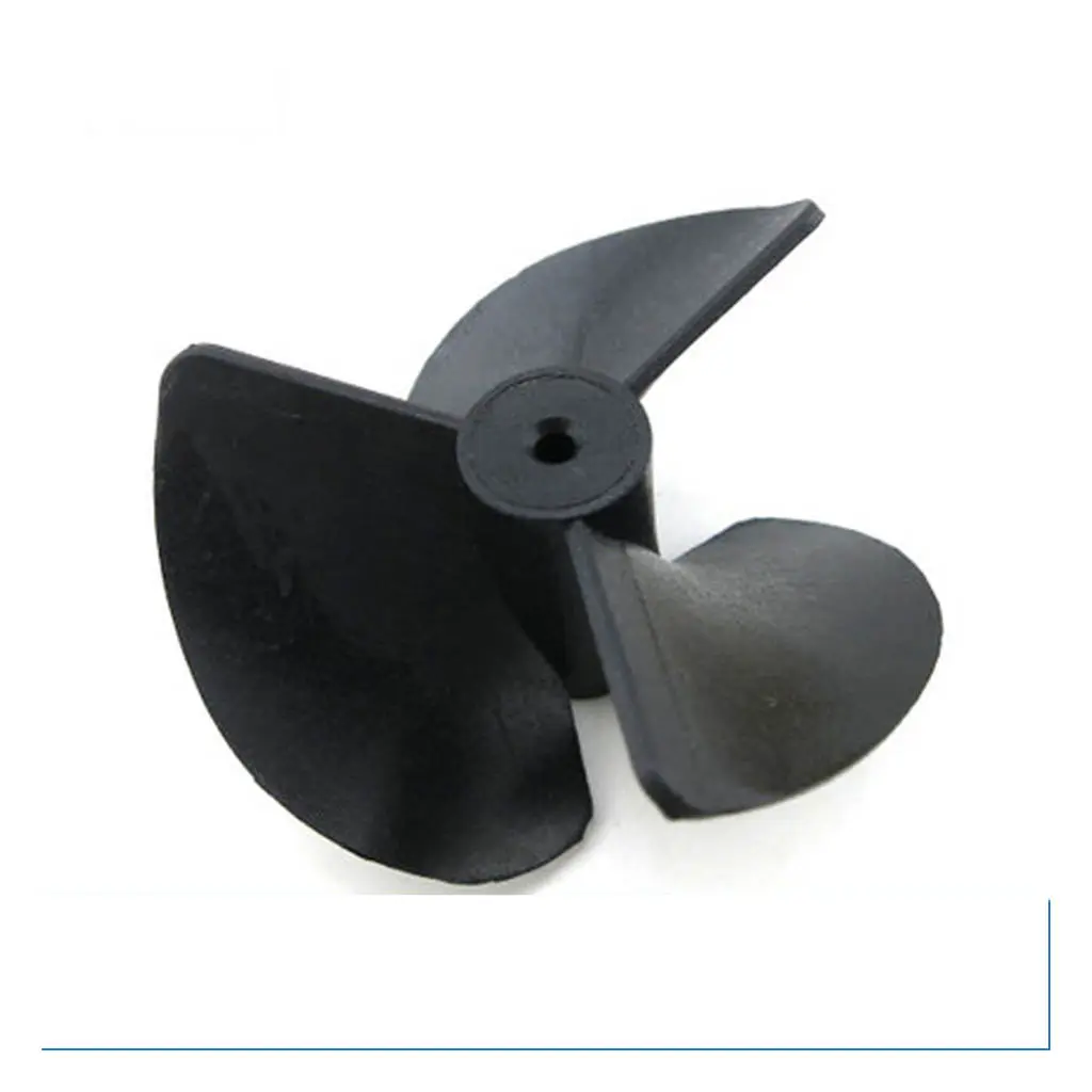 Light Weight Nylon Paddle 3-blades Propellers with 2mm Shaft for RC Model Boat Rotating Propeller Props