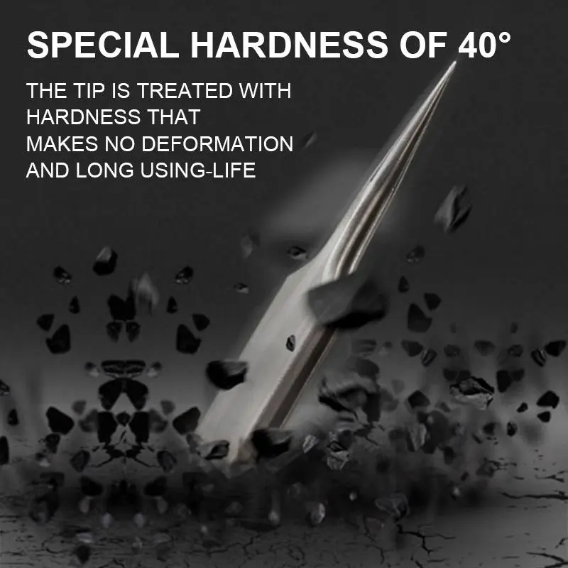 Universal Straight/Curved Tweezers, 1 Count High Hardness Ultra Fine Motherboard SMD PCB BGA Repair Clamping Clip, Mechanic Aaa-14 Aaa-15 4