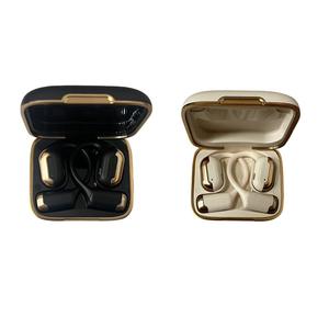 MZYMI TWS Wireless Ear Hook Design Earphone with Mic, Air Conduction Earphone with Charging Case, Noise Cancelling Headphone for Sports, Gaming, Calling