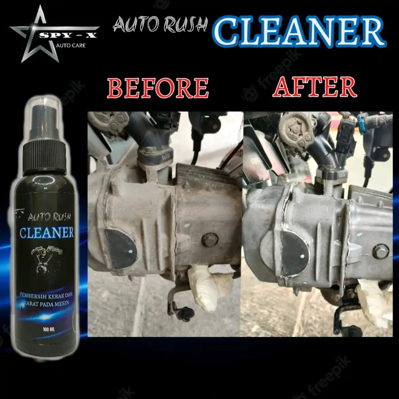 Pembersih Kerak Mesin Motor / penghilang karat besi motor / Pembersih kerak mesin / pembersih kerak mesin motor / cairan pembersih karat dan kerak pada mesin / perontok karat dan kerak mesin SPY-X Auto Cleaner Penghilang kerak dan karat pada mesin 0