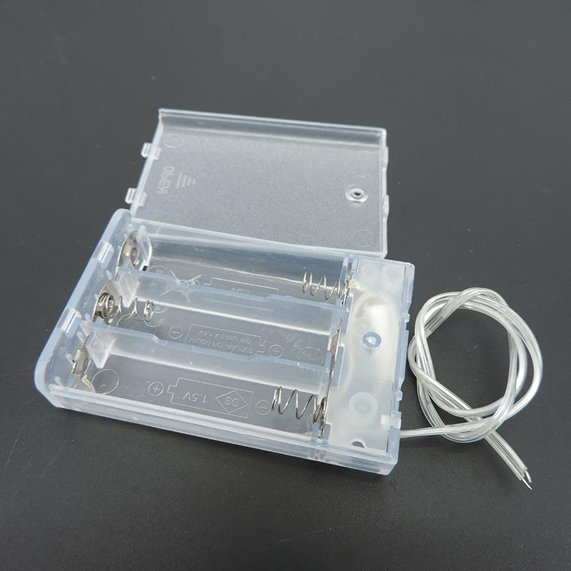 Product Introduction of Hộp Đựng Pin AA, 3 Khe, Có Công Tắc, 2 Khe, Đựng Pin 4.5V, VNB7, Màu Trong Suốt Chì, VNB7 28