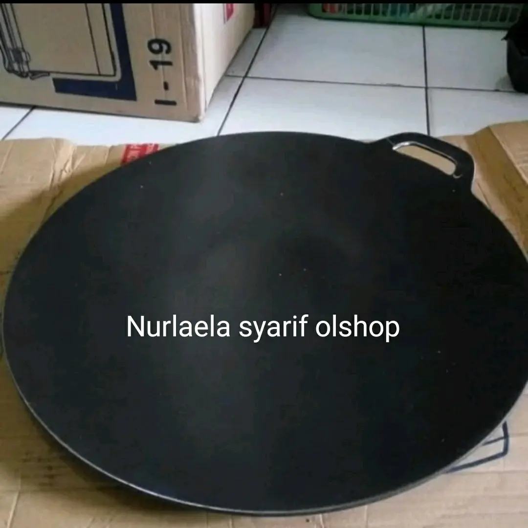 Wajan Kuali Plat Baja Martabak Telor Ukuran 40 cm Loyang