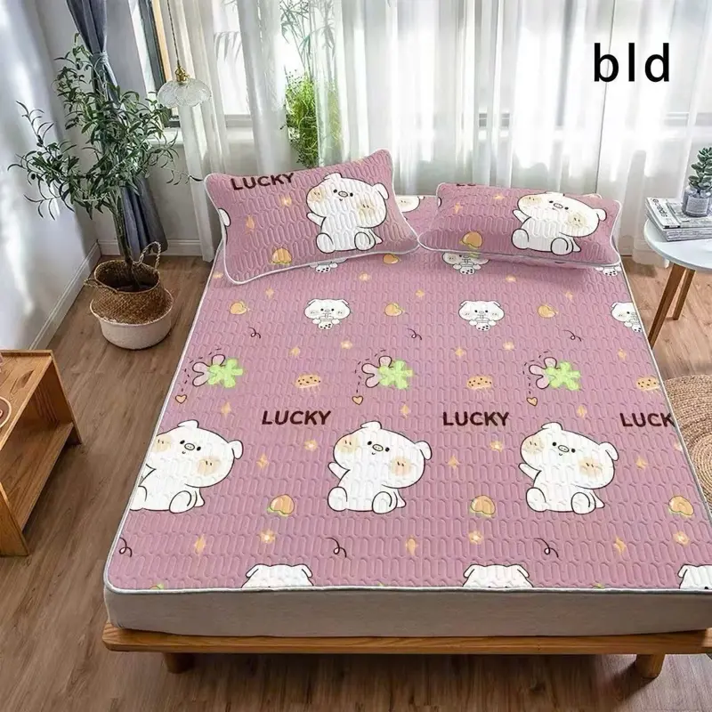 [ tặng kèm 2 vỏ gối] chiếu điều hòa Trần bông họa tiết siêu xinh 2